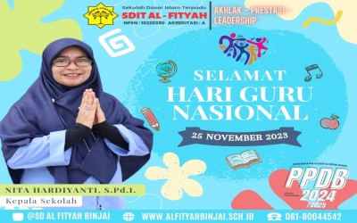 Selamat Hari Guru Nasional 2023 From SD