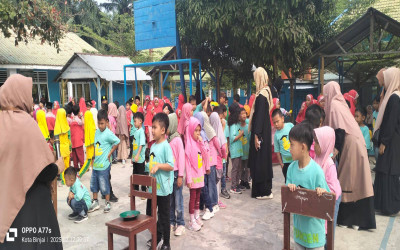Kunjungan TK Tunas Cendikia dalam Kegiatan Transisi PAUD-SD di SDIT Al Fityah Binjai Alhamdulillah, kegiatan Transisi