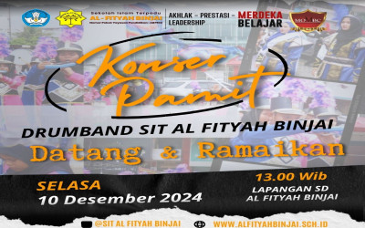 Konser Pamit Drumband SIT Al Fityah Binjai